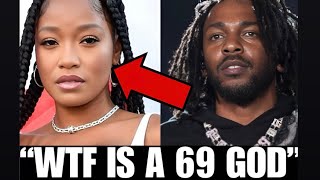 Keke Palmer Wants To Know WHAT Kendrick Lamar Meant By “69 GOD” On Drake Diss 😂