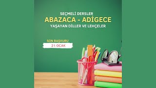 2022-2023 DÖNEMİ ÇERKESÇE - ABHAZCA DERSİNİ SEÇ 1 - KAFFED