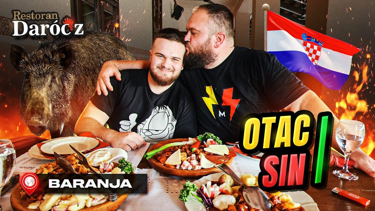 VODIM SINA U HRVATSKU DA PROBA DIVLjEG VEPRA i ČVARKE OD ŠARANA !!!