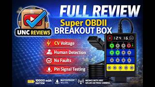 TRISCO OBD2 Breakout Box Review 🚗 Full Demo + Voltage Testing | ECU Programming Tool (BX100)