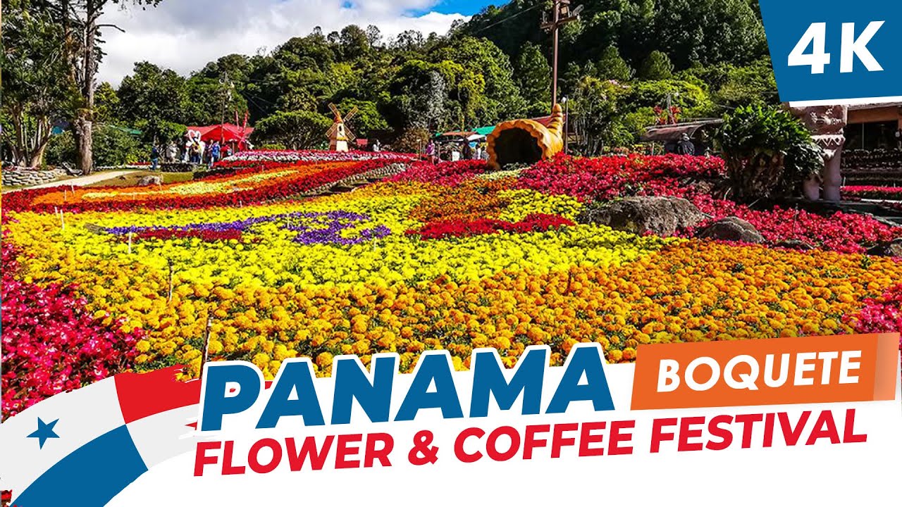 [4K] 🇵🇦 Boquete's Flower and Coffee Festival: A Spectacular Celebration of Nature's Delights