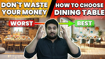 4 Amazing Tips to Buy the Perfect Dining Table 🍽️| Interior Coach
