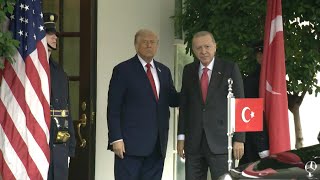 Donald Trump welcomes Recep Tayyip Erdogan to the White House for a first visit since 2019 | AFP