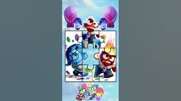 Which one is correct Inside out Joy Solving Paper Craft Puzzle #insideout #insideout2