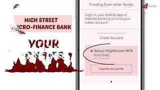 Celebrity Rubies Bank - How to fund account Wealth