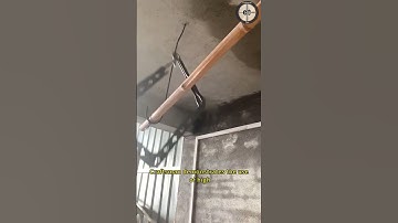 Craftsman demonstrates the use of high-altitude rope threading tools