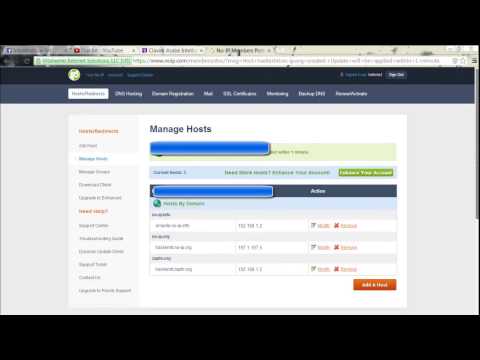 الدرس الثاني انشاء حساب نو اي بي هوست