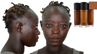 100M VIEWS⬆️ BRIDEVIRAL video BOMBMUST WATCH  MAKEUP AND HAIR TRANSFORMATION ️MELANIN | BRIDE