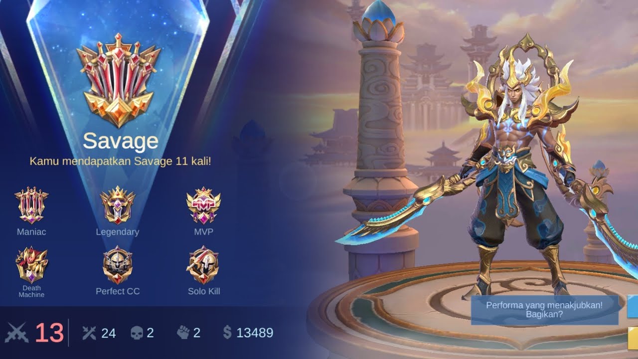 MARTIS SAVAGE 🔥 Rahasia Pencet Ultimate Martis Biar Gak Putus-putus.