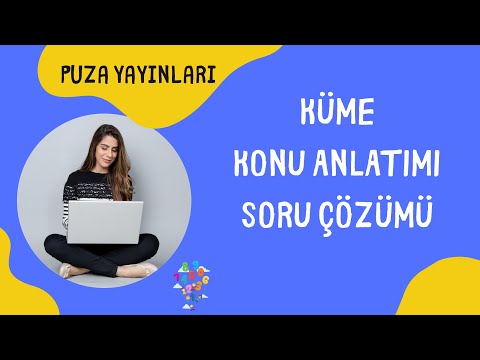 KÜME KONU ANLATIMI | SORU ÇÖZÜMÜ | PUZA YAYINLARI (YÖS 2024)