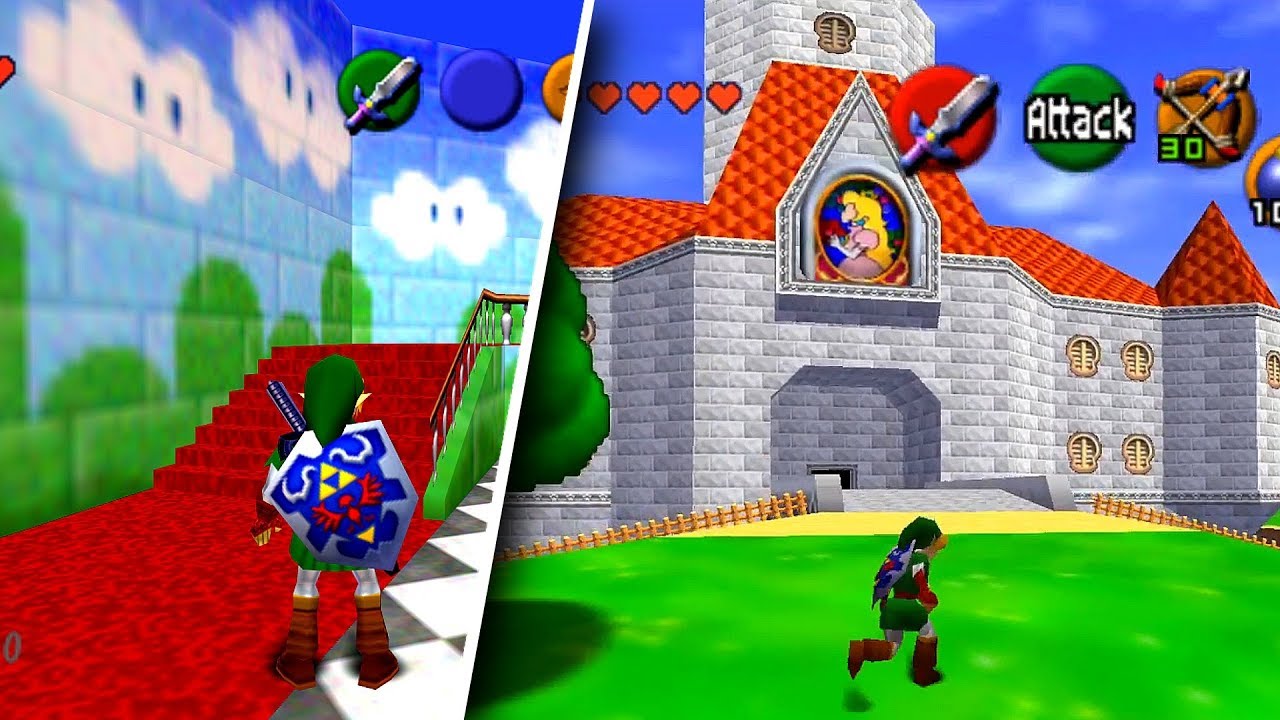 pañuelo Gángster Minimizar Zelda 64 Mod | Ocarina of Time in Super Mario 64 - YouTube