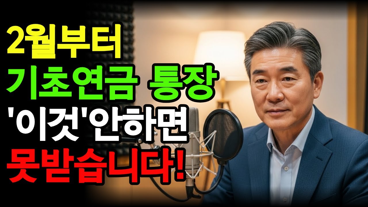 기초연금 받는 분 필수 점검 2월부터 은행통장 ‘이 설정’ 안 하면 불이익!
