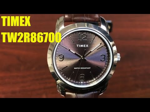 Timex Classic 20mm Leather Band Watch TW2R86700