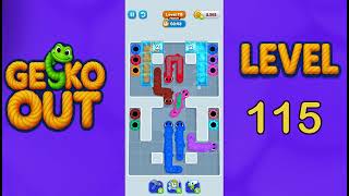 Gecko Out Level 115 Solution | Step by Step Walkthrough