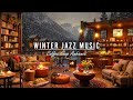 Jazz Relaxing Music at Cozy Winter Porch Ambience for Work, Study ⛄ Smooth Jazz Instrumental Music