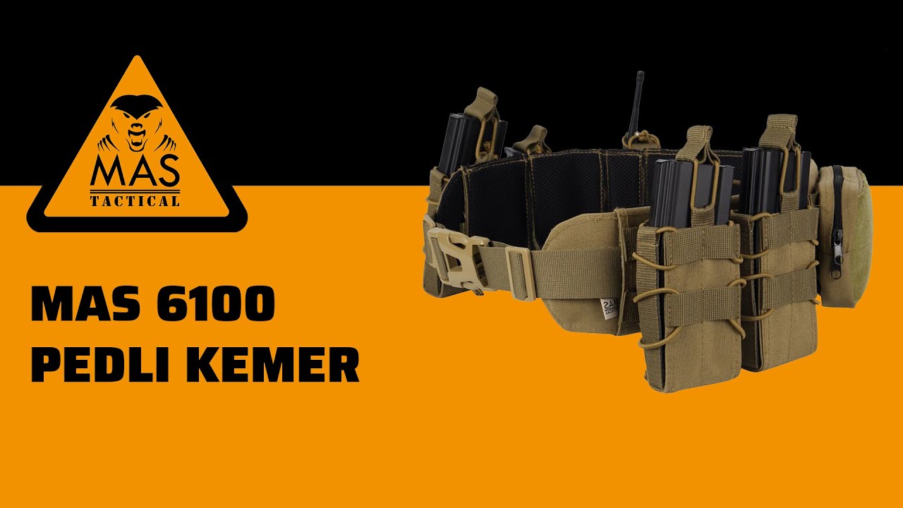 6100 PEDLİ TAKTIK KEMER |MAS TACTICAL