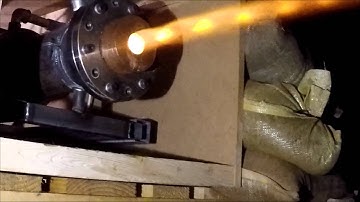 Hybrid rocket static test