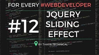jQuery Tutorial in Hindi #12: Slider Effects in jQuery | slideDown and slideUp jQuery