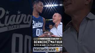 Bennedict Mathurin Is The MVP Of The 2024 #PaniniRisingStars Tournament! 🔥🏆| #Shorts