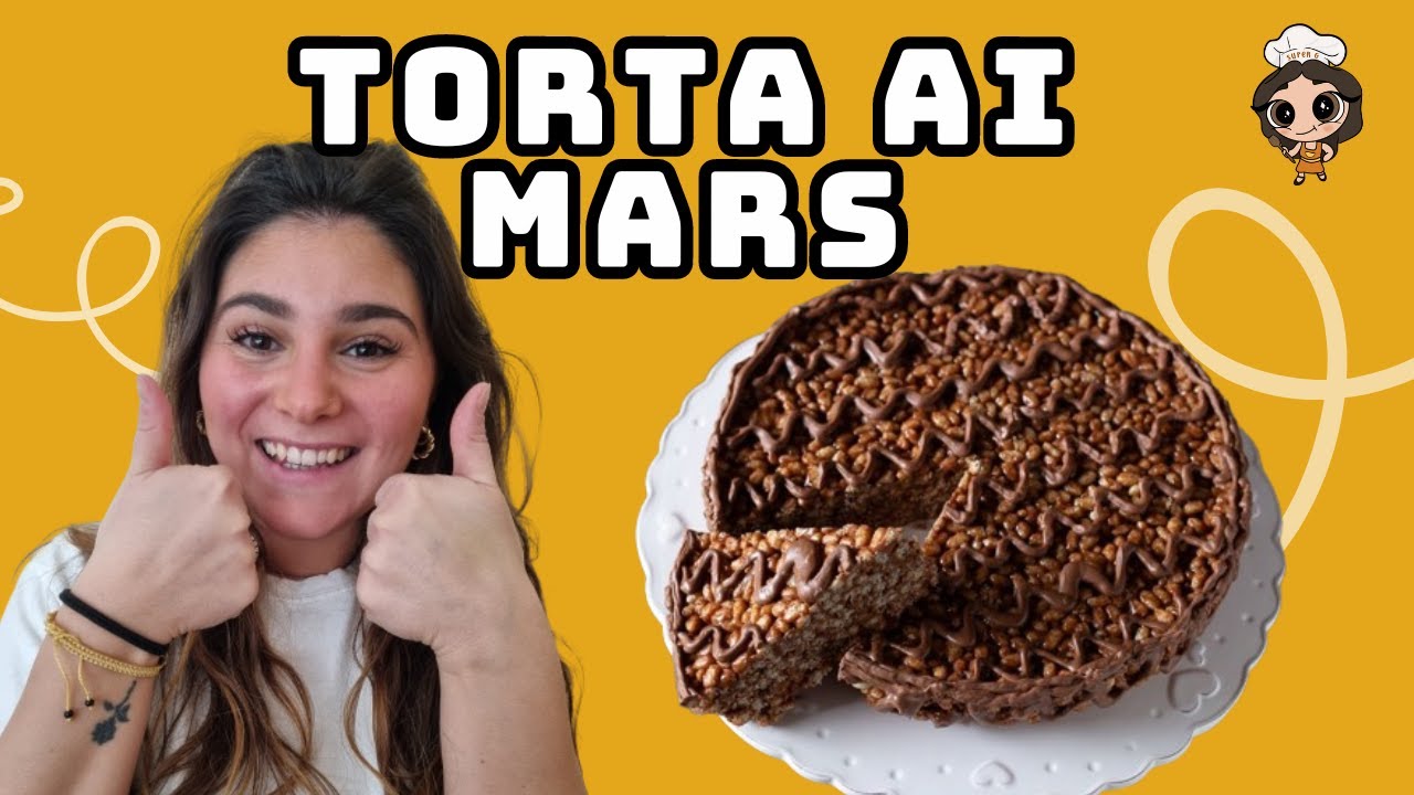 TORTA RISO SOFFIATO E MARS 🎂 | Video Ricetta VELOCE E SENZA COTTURA! | In Cucina con SuperG
