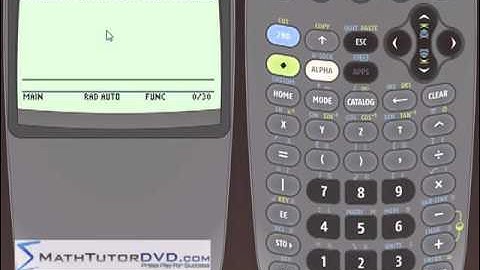 Lesson 20 - Entering Statistical Data
