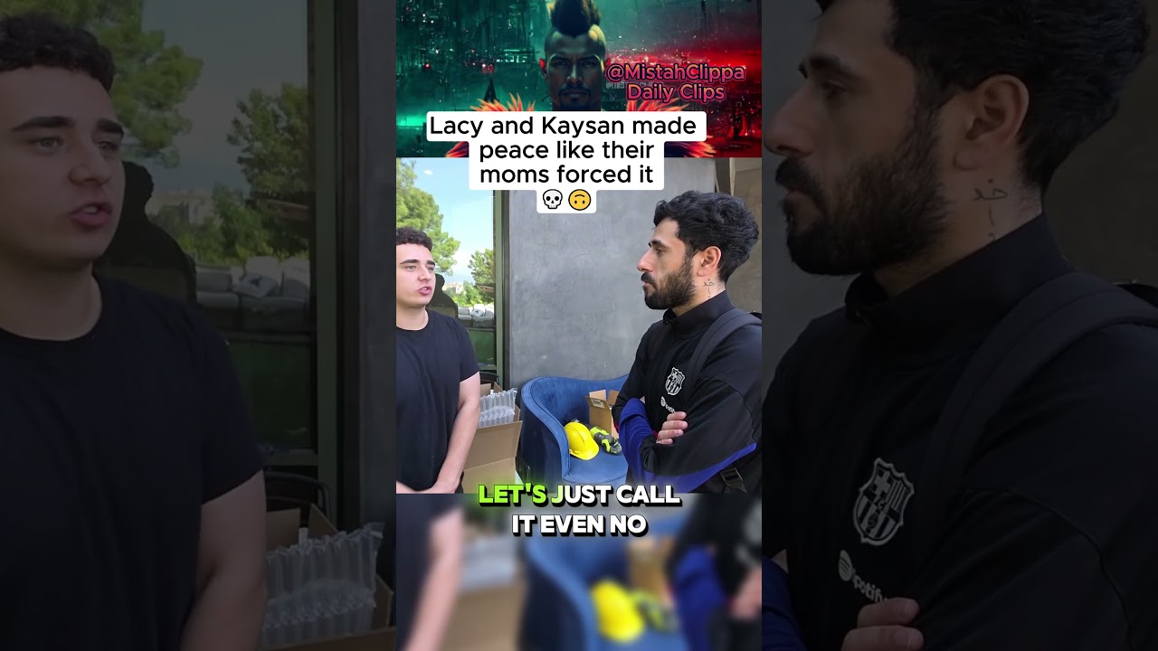 Lacy and Kaysan made peace like their moms forced it 💀🙃