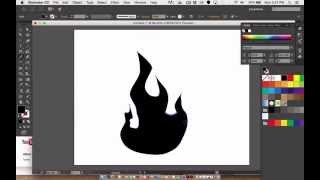 Part 2 - Drawing Flames in Illustrator 2015