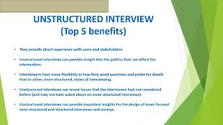 EIST6170 Unstructured Interview 2022 02 24