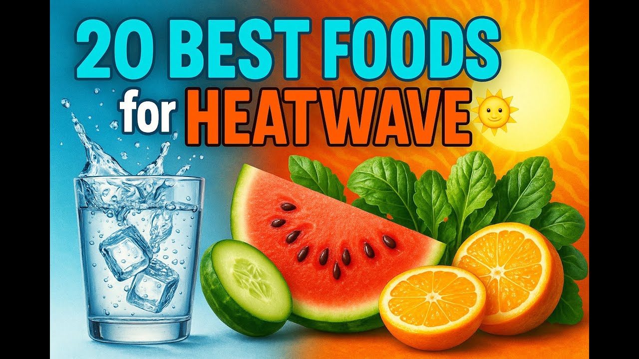 20 Best Foods to Eat During a Heatwave | Stay Hydrated & Cool This Summer