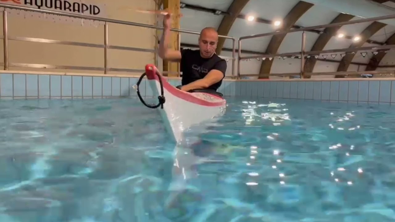 Inuit Kayak School Pool Rolling Session   HD 720p