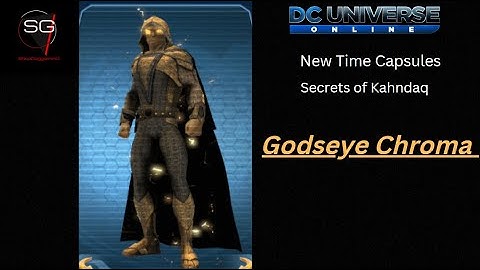 Dc universe online | NEW!! Godseye Chroma Material |