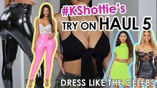 #KShottie Try On Haul 5 - Neon Pleather Pants,  Top & Skirt Set, Lace Bodysuit & More ♡ KnowstyleUSA