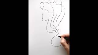 Abstract Woman Face Easy