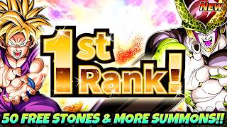 50 FREE STONES NOW ON GLOBAL TIME TO SUMMON!! GDC Part 2 Top Grossing | Dragon Ball Z Dokkan Battle screenshot 1