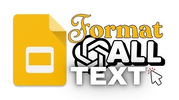 Format All TEXT in Presentation with this Trick! Google Slides