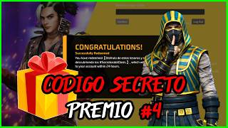 NEW GLOBAL CODE! How to GET Code #4 SECRET OF THE OASIS EXCLUSIVE FREE PRIZE Free Fire🔥 screenshot 2
