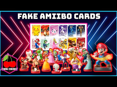 MARIO KART 8 DELUXE EDITION AND SPLATOON 2 AMIIBO CARD COLLECTION