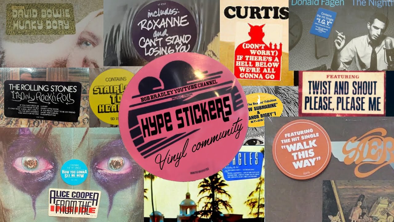 Vinyl Community HYPE STICKERS! YouTube