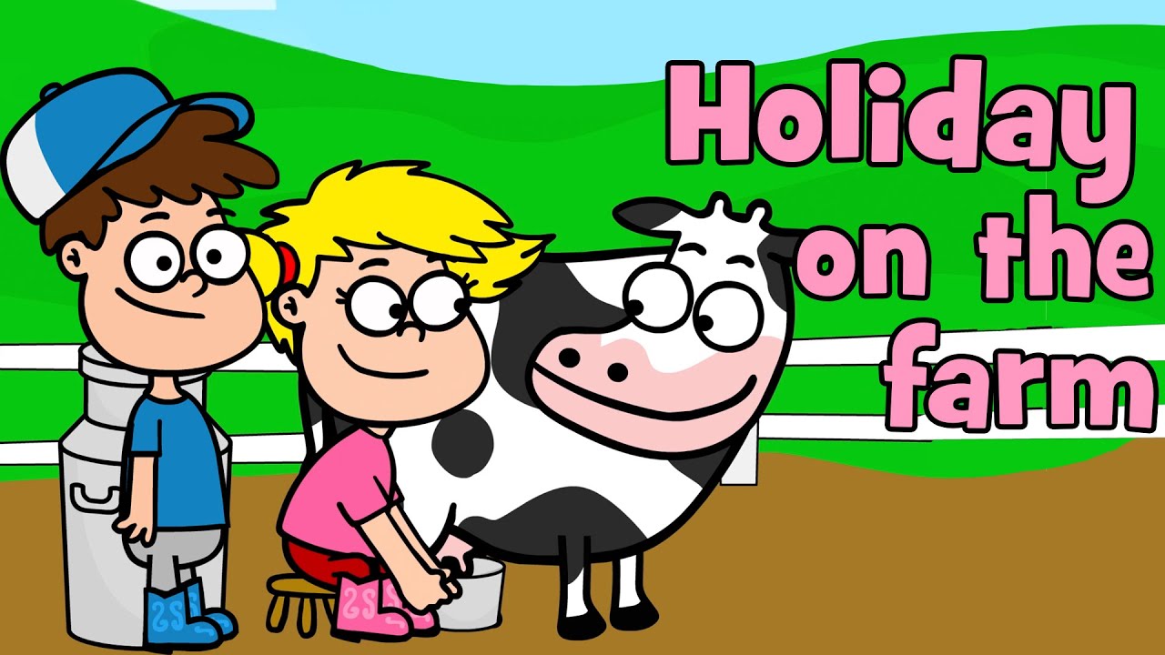 Holiday Farm kids song - children's farm animal song | Hooray Kids Songs - farm holiday song