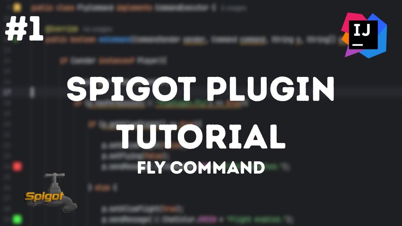 Coding a Minecraft Plugin [FLY]! EP1 - YouTube