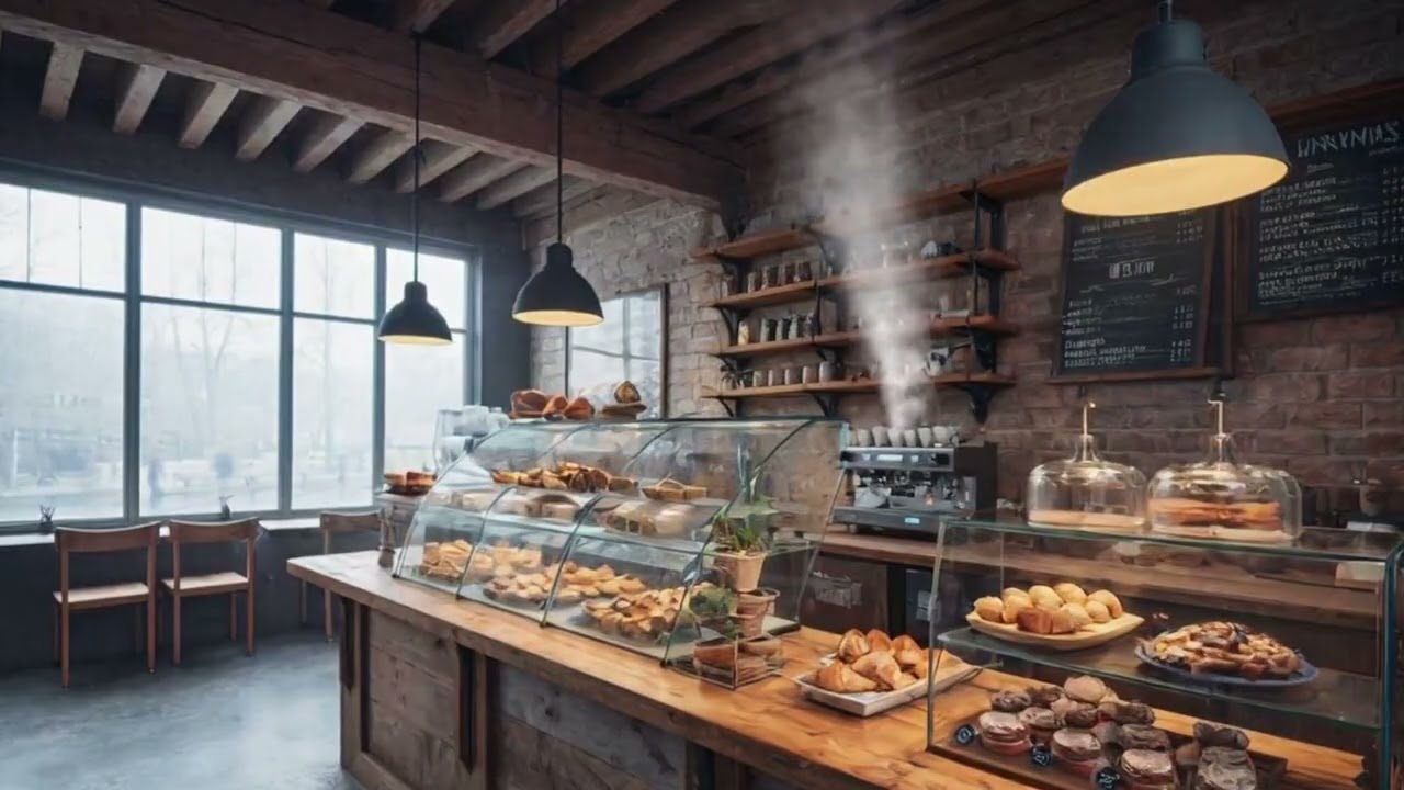 Soft Jazz in a Morning Bakery ☕ Fresh Coffee & Warm Croissants