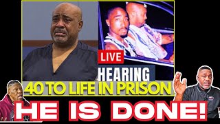 Information BREAKING! Keefe D Sentenced 40 to Life For 2PAC D3ATH He Is Done! News