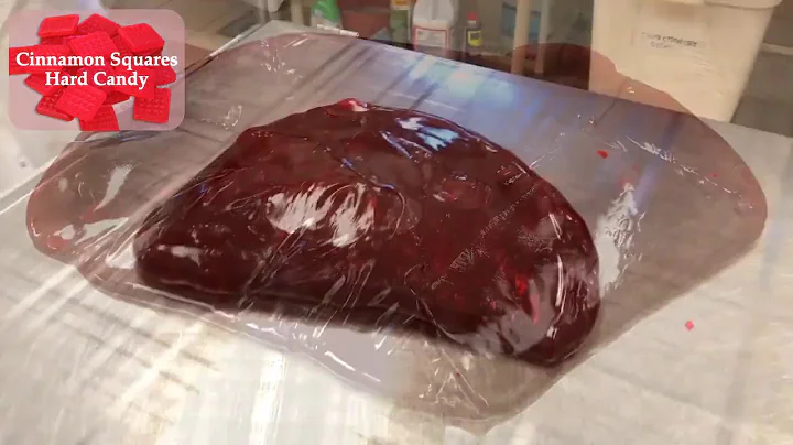 Making Cinnamon Squares Hard Candy