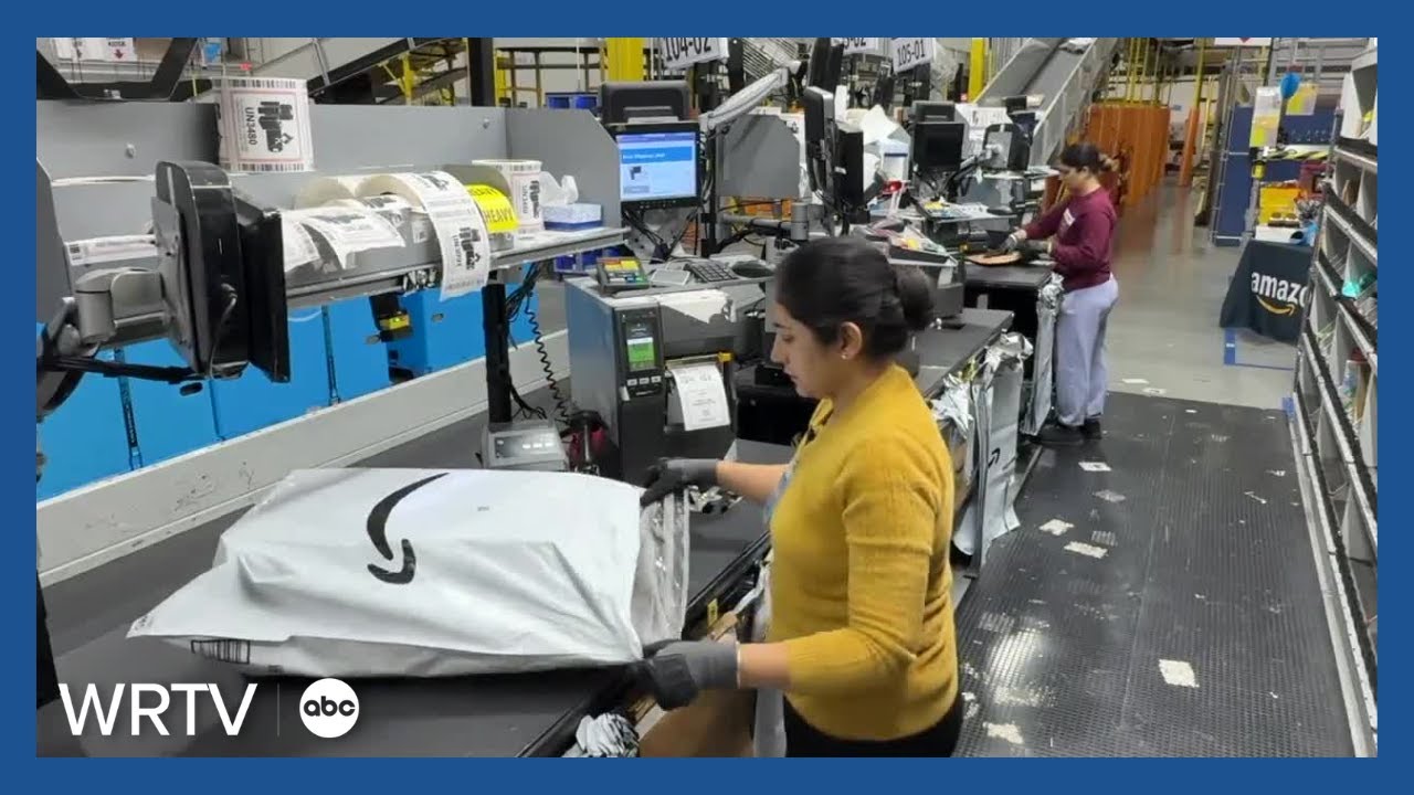 Amazon facilities are gearing up for Black Friday and Cyber Monday rush