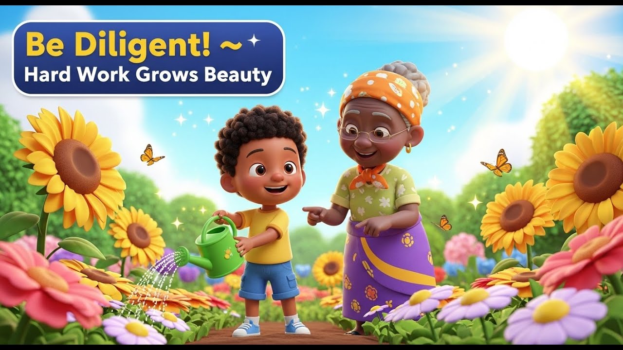 🌻 Tobi’s Magic Garden |  Kids’ Story About Patience and Diligence