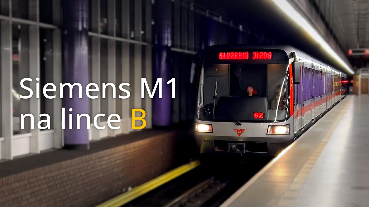 Siemens M1 v úseku Florenc – Zličín