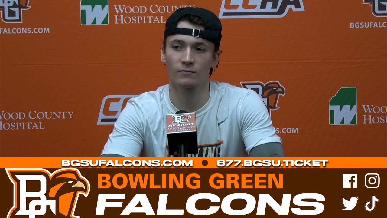 BG Hockey Salvatore Evola Postgame 1.6 YouTube