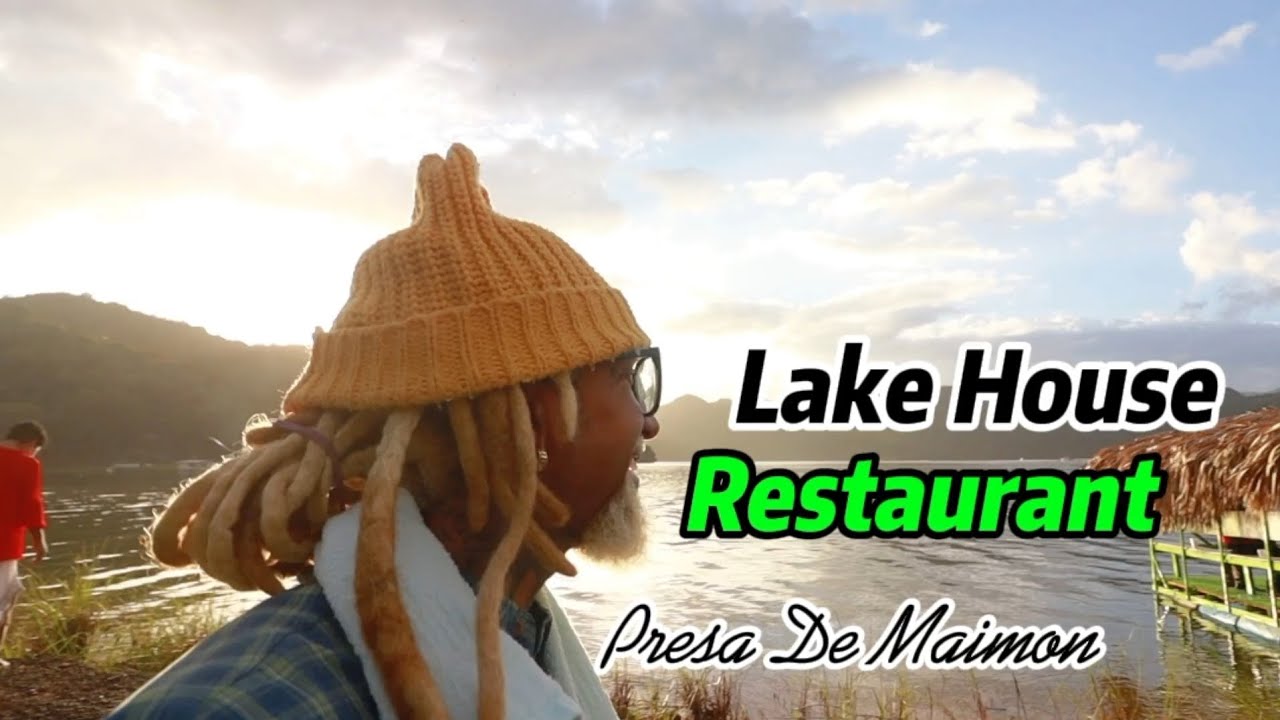 Restaurante en medio de la presa maimon República Dominicana/# ...