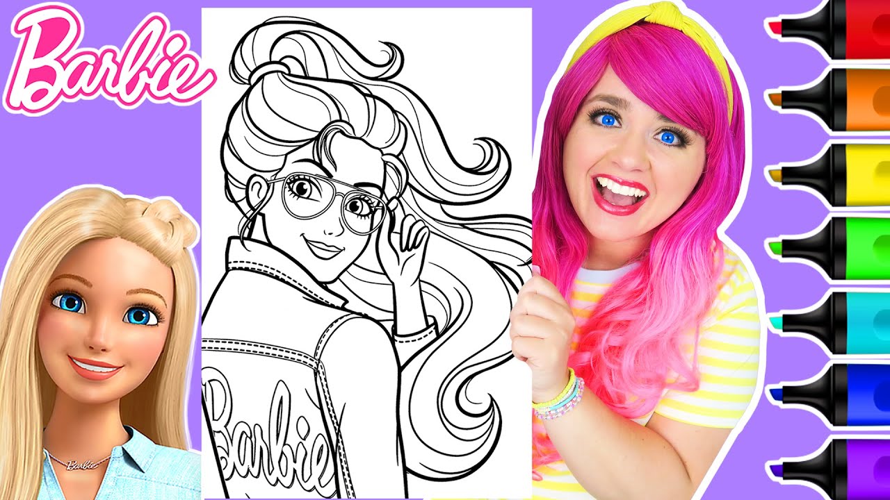 Coloriage Barbie Dreamhouse Adventures www.youtube.com