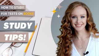 How to study for tests on books | Study tips!